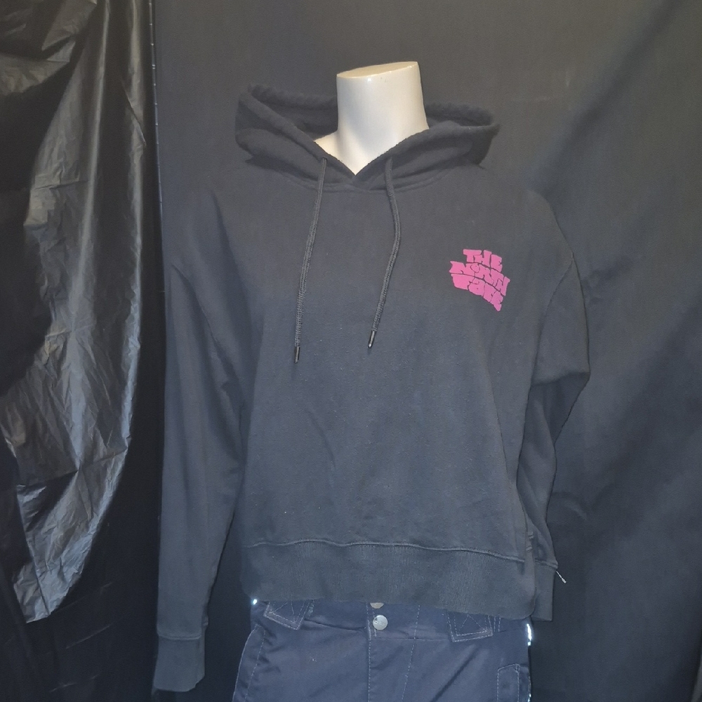 The North Face Black Hoodie NEVER STOP EXPLORING